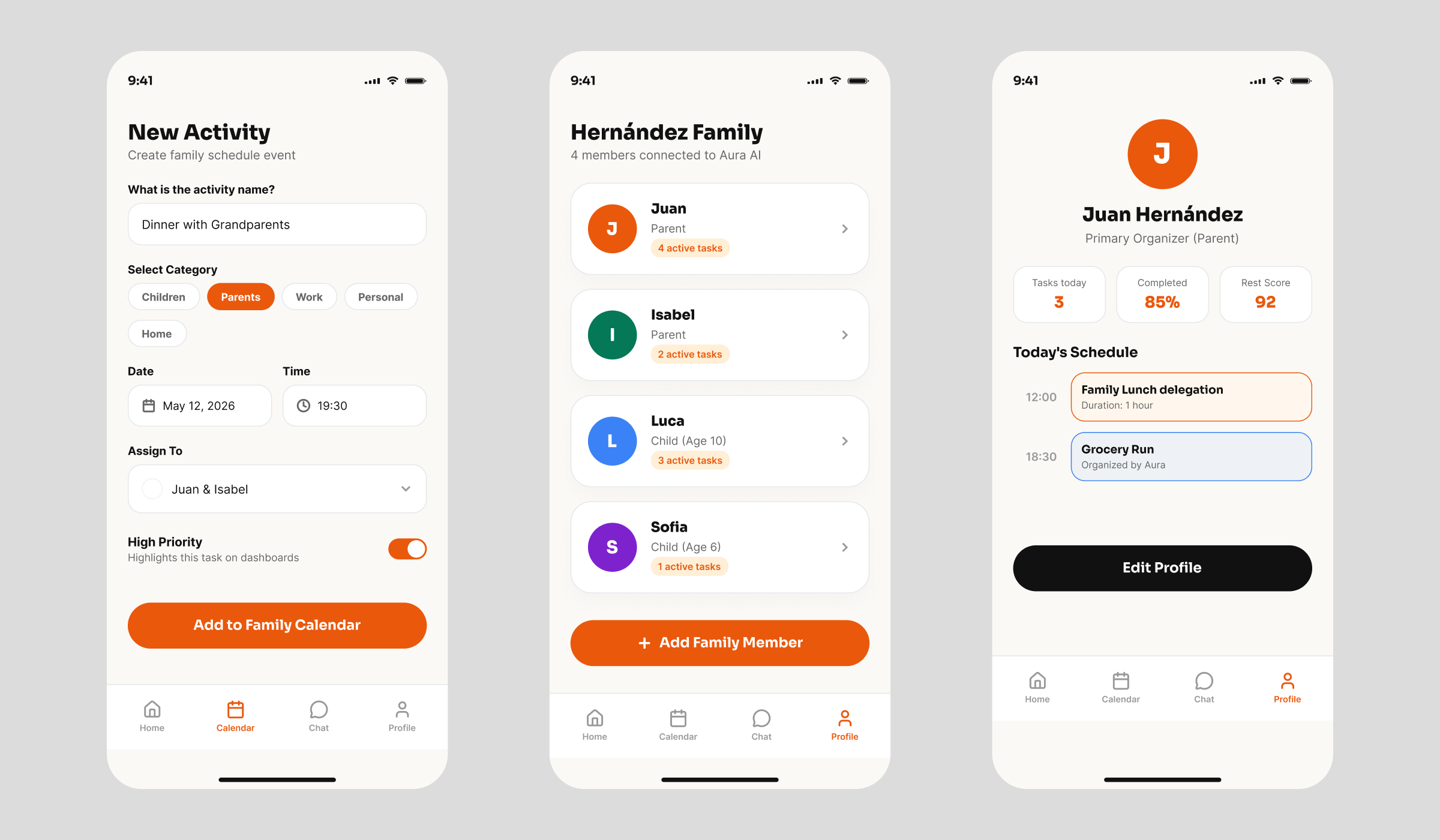 AURA — AI Assistant UI/UX Design view 4